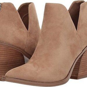 Steve Madden Womens Alyse Tan Ankle Boots Shoes